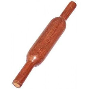 Wooden Roti Roller - Chapati /Phulka Wooden Roller for Home & Kitchen. (10 Inch)  (RED SHEESAM WOODEN FINISH)