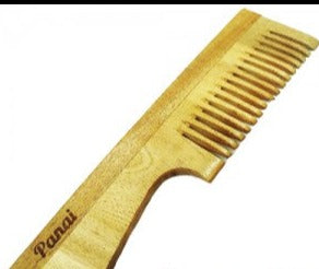 Wooden Wide Tooth Rake Pocket Neem Comb