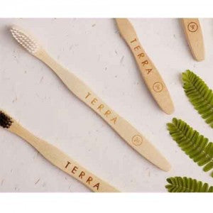 Bamboo Tooth Brush - Adult White