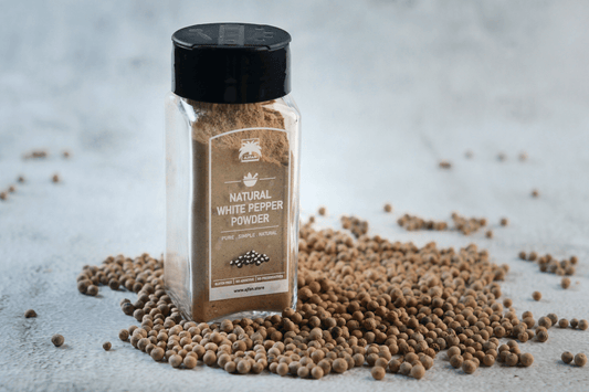 natural white pepper powder